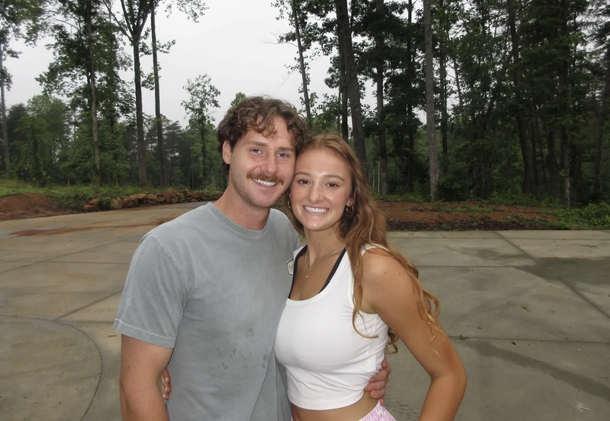 Bradley Houston, founder of Fireside Pools, with his wife